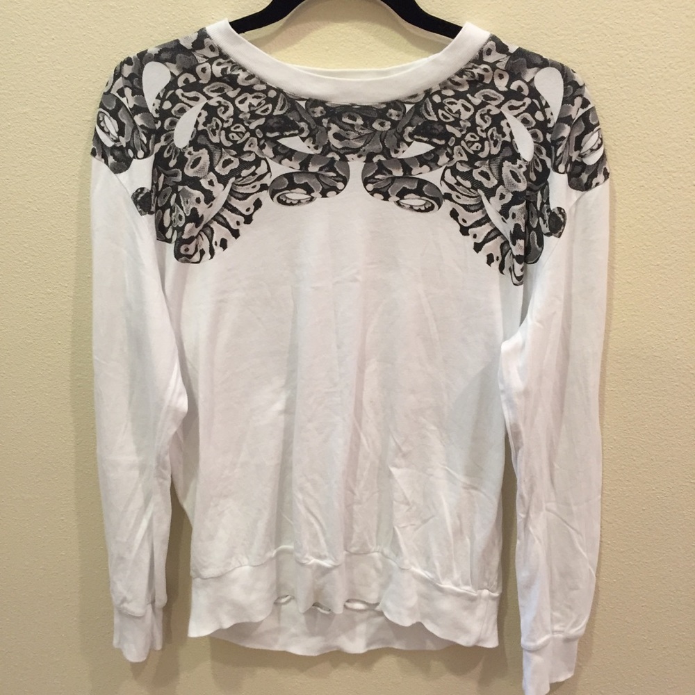 White Long Sleeve Tee